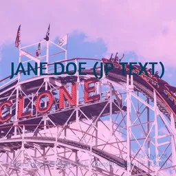 Cover art for JANE DOE (JP text) - Hikaru Utada (宇多田ヒカル),Kenshi Yonezu (米津玄師) karaoke version