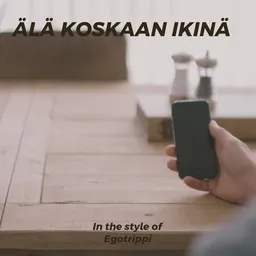 Omslagsbild för Älä koskaan ikinä - Egotrippi karaokeversion