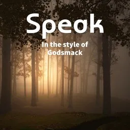 Cover art for Speak - Godsmack karaoke version