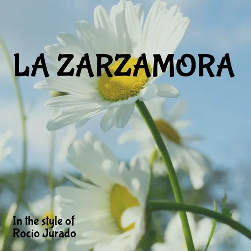 Karaoke La Zarzamora von Rocío Jurado — mit Songtext mitsingen auf Singa
