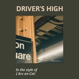 Cover art for Driver's High - L'Arc-en-Ciel karaoke version