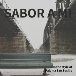 Cover art for Sabor A Mi - Paloma San Basilio karaoke version