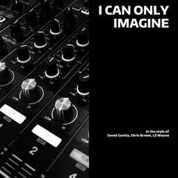 Cover art for I Can Only Imagine - Chris Brown,David Guetta,Lil Wayne karaoke version