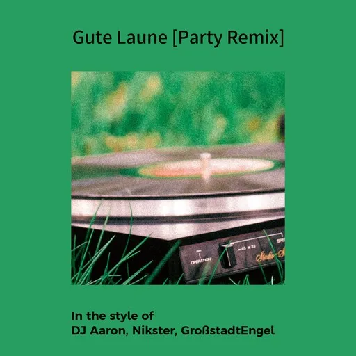 Karaoke Gute Laune [Party Remix] by DJ Aaron, GroßstadtEngel, Nikster — sing along with lyrics on Singa