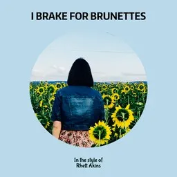 Karaokekappaleen I Brake For Brunettes - Rhett Akins kansikuva