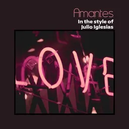 Cover art for Amantes - Julio Iglesias karaoke version