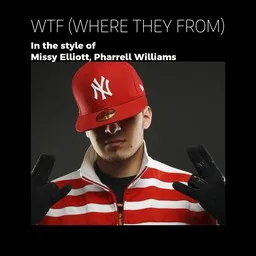 Karaokekappaleen WTF(Where They From) - Missy Elliott,Pharrell Williams kansikuva
