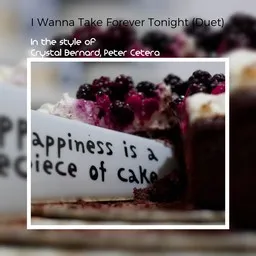 Karaokekappaleen I Wanna Take Forever Tonight (Duet) - Crystal Bernard,Peter Cetera kansikuva