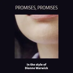 Cover art for Promises, Promises - Dionne Warwick karaoke version