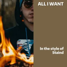 Cover art for All I Want - Staind karaoke version