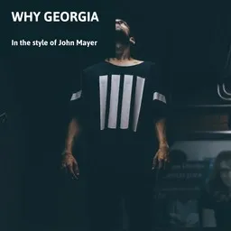 Cover art for Why Georgia - John Mayer karaoke version