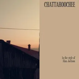 Omslagsbild för Chattahoochee - Alan Jackson karaokeversion