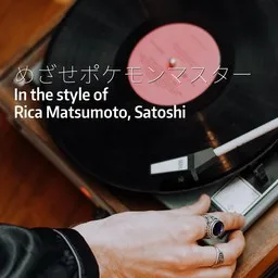 Cover art for めざせポケモンマスター - Rica Matsumoto (松本 梨香),Satoshi karaoke version