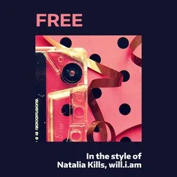 Omslagsbild för Free - Natalia Kills,will.i.am karaokeversion