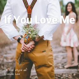 Cover art for If You Love Me - Brenda Lee karaoke version