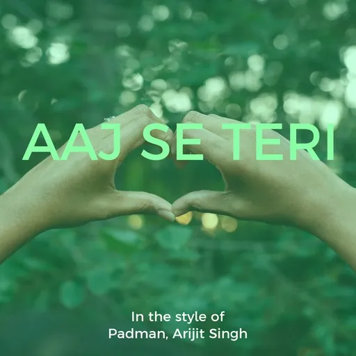 Karaoke Aaj Se Teri esittäjältä Arijit Singh, Padman — laula mukana sanoituksilla Singassa