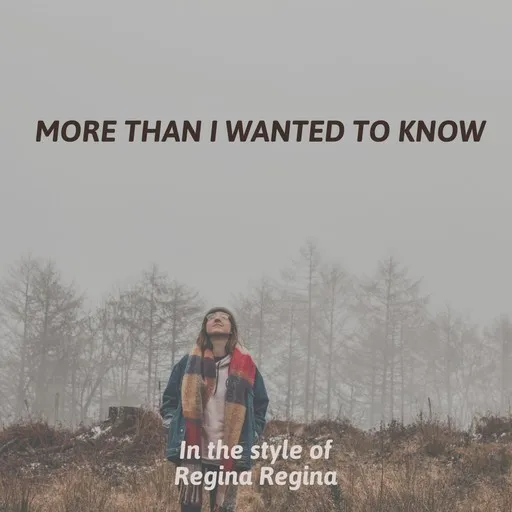 More Than I Wanted To Know - Karaoke
