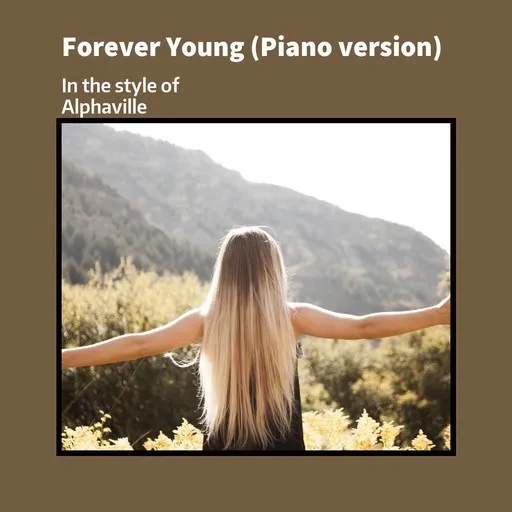 Forever Young (Piano version) - Karaoke