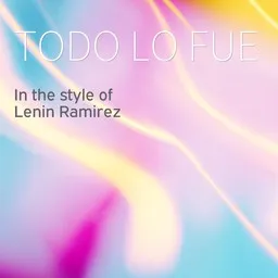 Cover art for Todo Lo Fue - Lenin Ramirez karaoke version