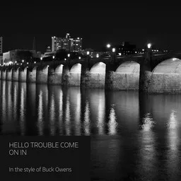 Cover art for Hello Trouble Come On In - Buck Owens karaoke version