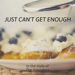 Cover art for Just Can't Get Enough - The Saturdays karaoke version