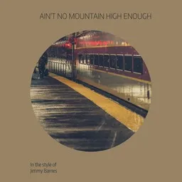 Cover art for Ain't No Mountain High Enough - Jimmy Barnes karaoke version