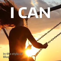 Cover art for I Can - Blue karaoke version