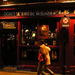 Cover art for Don't Let Me Be Misunderstood - Santa Esmeralda karaoke version