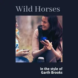 Karaokekappaleen Wild Horses - Garth Brooks kansikuva