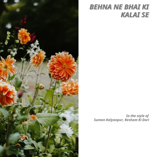 Karaoke Behna Ne Bhai Ki Kalai Se av Resham Ki Dori, Suman Kalyanpur — sjung med på texten på Singa