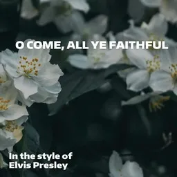 Cover art for O Come, All Ye Faithful - Elvis Presley karaoke version