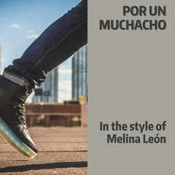 Titelbild für Por Un Muchacho - Melina León Karaoke-Version