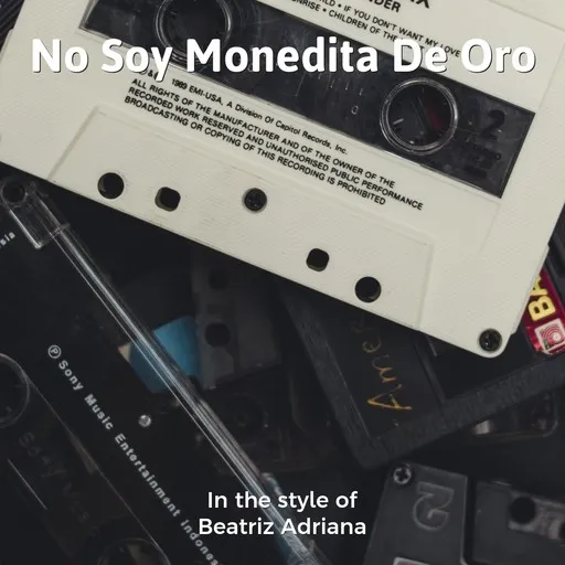Karaoke No Soy Monedita De Oro by Beatriz Adriana — sing along with lyrics on Singa