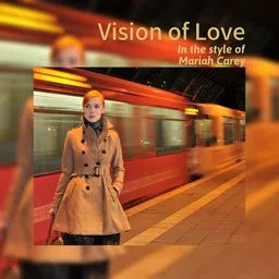 Cover art for Vision of Love - Mariah Carey karaoke version