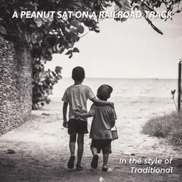 Omslagsbild för A Peanut Sat On A Railroad Track - Traditional karaokeversion