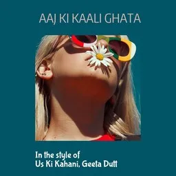 Karaokekappaleen Aaj Ki Kaali Ghata - Geeta Dutt,Us Ki Kahani kansikuva