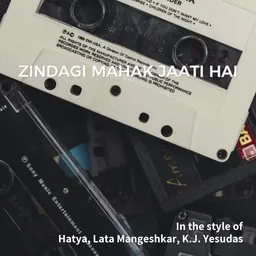 Cover art for Zindagi Mahak Jaati Hai - Hatya,K.J. Yesudas,Lata Mangeshkar karaoke version