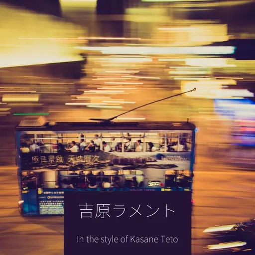 Karaoke 吉原ラメント von Kasane Teto (重音テト) — mit Songtext mitsingen auf Singa