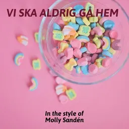Cover art for Vi ska aldrig gå hem - Molly Sandén karaoke version