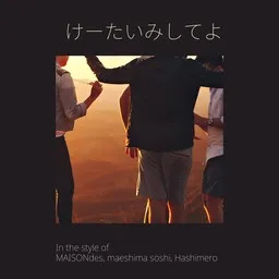 Omslagsbild för けーたいみしてよ - Hashimero (はしメロ),maeshima soshi,MAISONdes karaokeversion