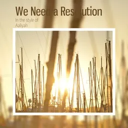 Cover art for We Need a Resolution - Aaliyah karaoke version