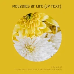 Cover art for Melodies of Life (JP text) - Emiko Shiratori (白鳥 英美子),Final Fantasy IX Soundtrack,Nobuo Uematsu karaoke version