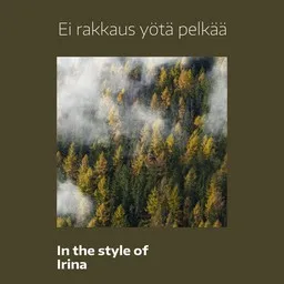 Cover art for Ei rakkaus yötä pelkää - Irina karaoke version