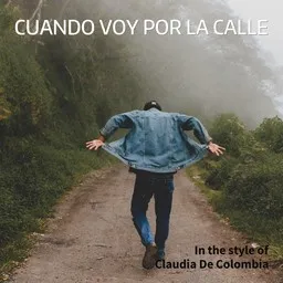 Karaokekappaleen Cuando Voy Por La Calle - Claudia De Colombia kansikuva