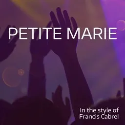 Cover art for Petite Marie - Francis Cabrel karaoke version