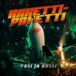 Karaokekappaleen Raketti-Paketti - Pasi ja Anssi kansikuva