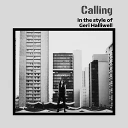 Karaokekappaleen Calling - Geri Halliwell kansikuva