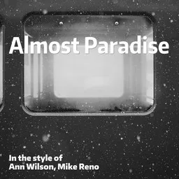 Cover art for Almost Paradise - Ann Wilson,Mike Reno karaoke version