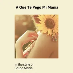 Omslagsbild för A Que Te Pego Mi Mania - Grupo Manía karaokeversion
