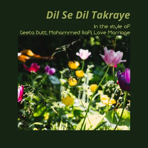 Karaoke Dil Se Dil Takraye esittäjältä Geeta Dutt, Love Marriage, Mohammed Rafi — laula mukana sanoituksilla Singassa